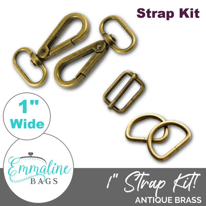 Emmaline Hardware Kit - Strap Kit to fit a 1" (25 mm) Wide Strap