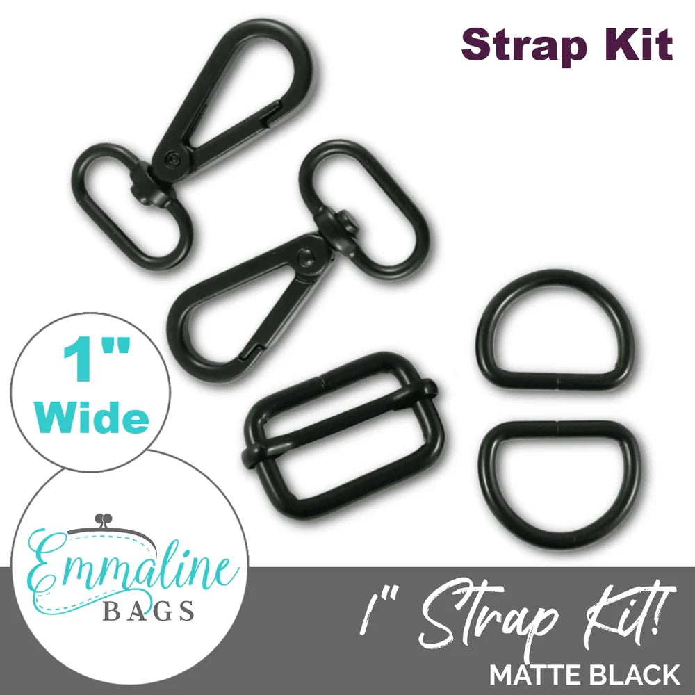 Emmaline Hardware Kit - Strap Kit to fit a 1" (25 mm) Wide Strap