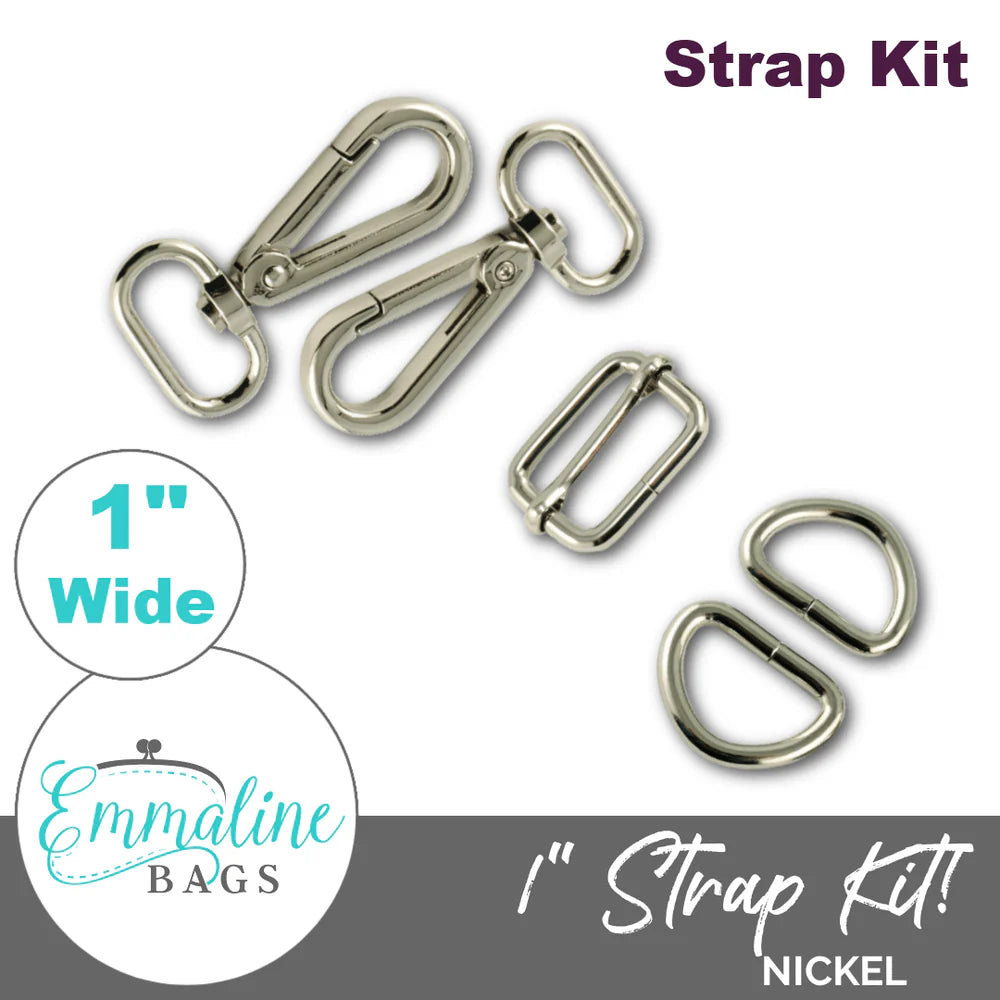 Emmaline Hardware Kit - Strap Kit to fit a 1" (25 mm) Wide Strap