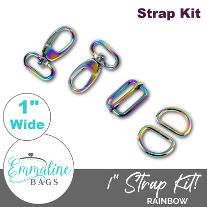 Emmaline Hardware Kit - Strap Kit to fit a 1" (25 mm) Wide Strap