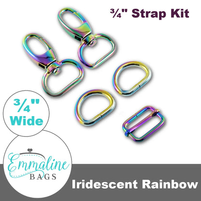Emmaline Hardware Kit - Strap Kit to fit a 3/4" (18 mm) Wide Strap