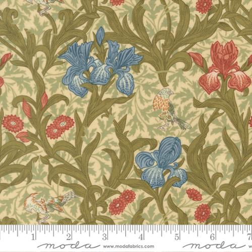 ***PRE-ORDER*** Moda Morris Muse Iris Birds - Parchment