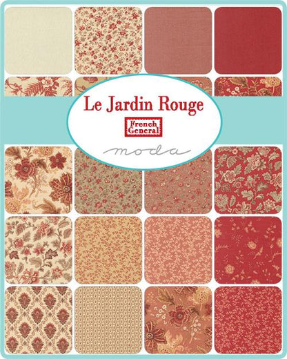 Fat Quarter Bundle: Moda Le Jardin Rouge