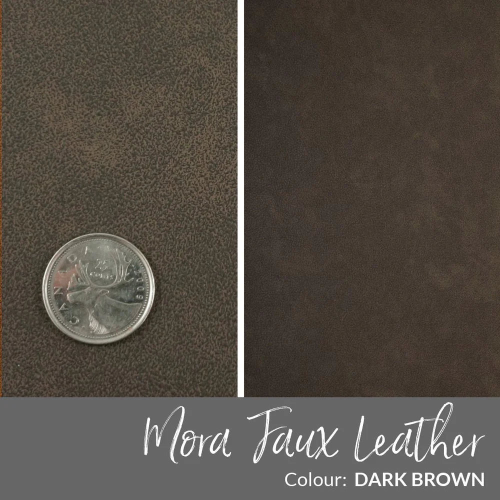 Emmaline Mora Faux Leather Half Yard Precuts - Black Rabbit Fabric Inc.