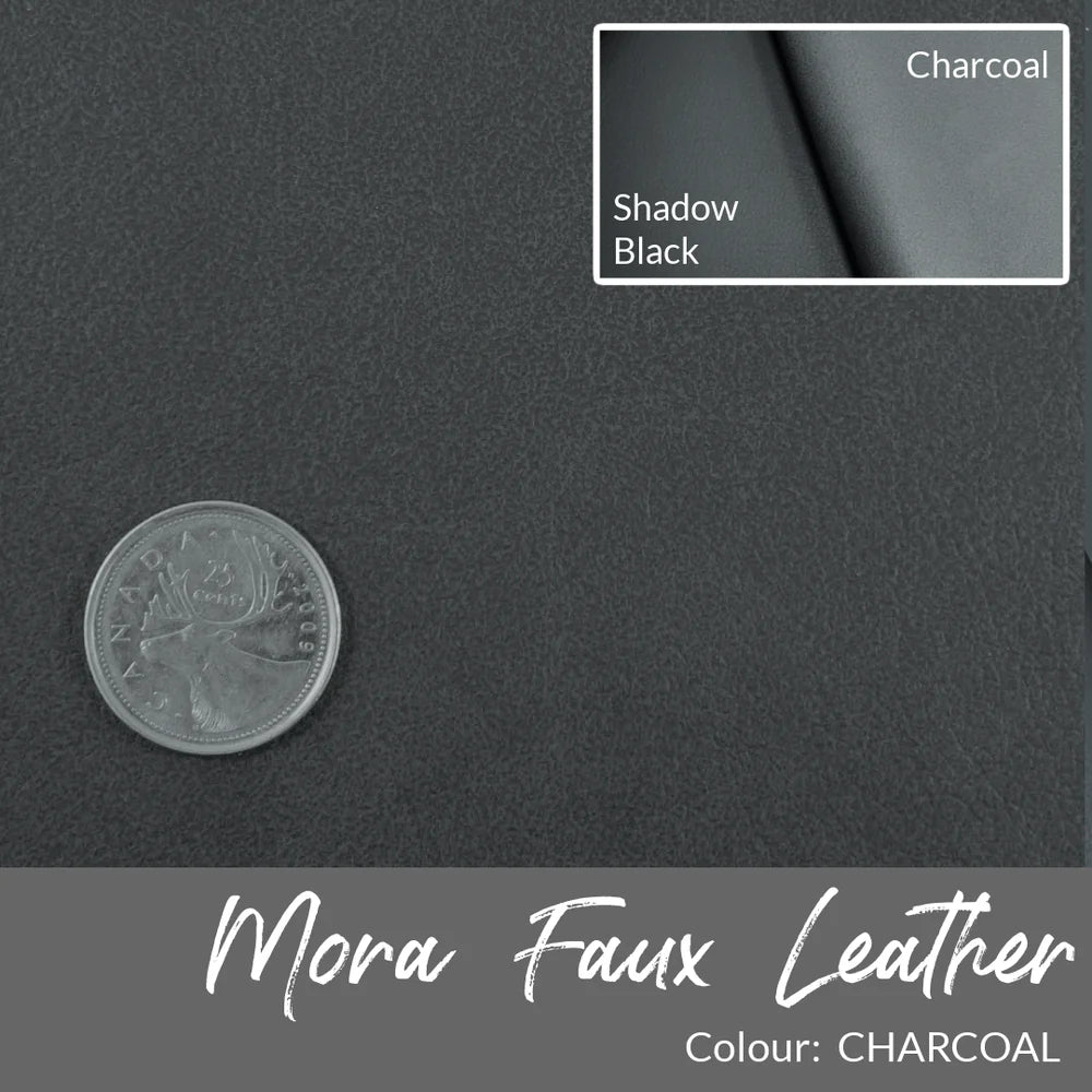 Emmaline Mora Faux Leather Half Yard Precuts - Black Rabbit Fabric Inc.