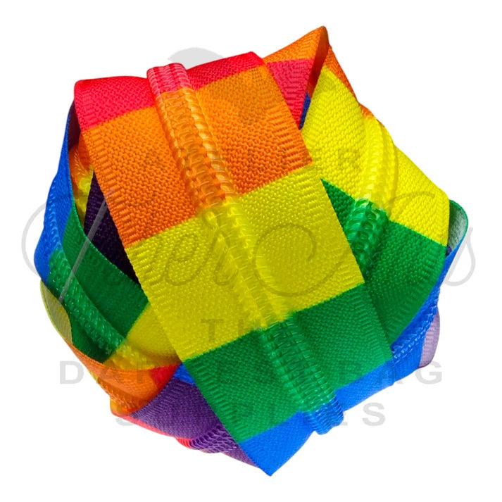 Atelier #5 Zipper - Rainbow Stripes - DTM Teeth
