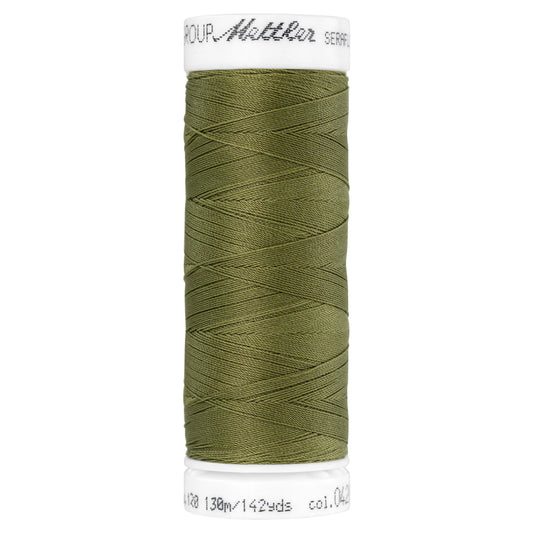 Mettler Seraflex Stretch Elastic Thread - Olive Drab 0420