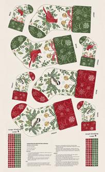Quilt Kit - When Snow Falls Stocking Kit