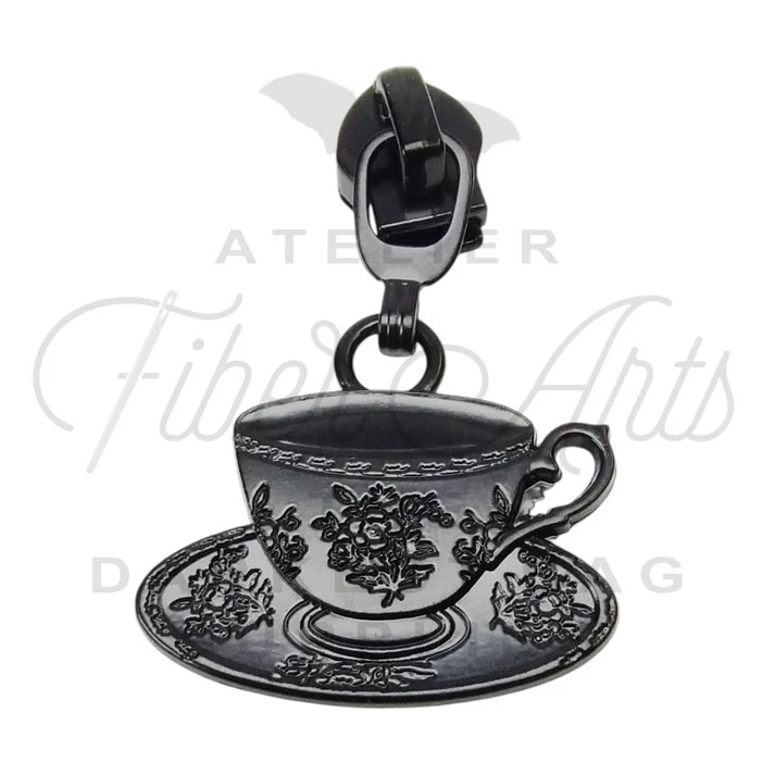 Atelier #5 Tea'd Off Zipper Pulls in Matte Black