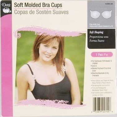 Soft Molded Bra Cups, Off White