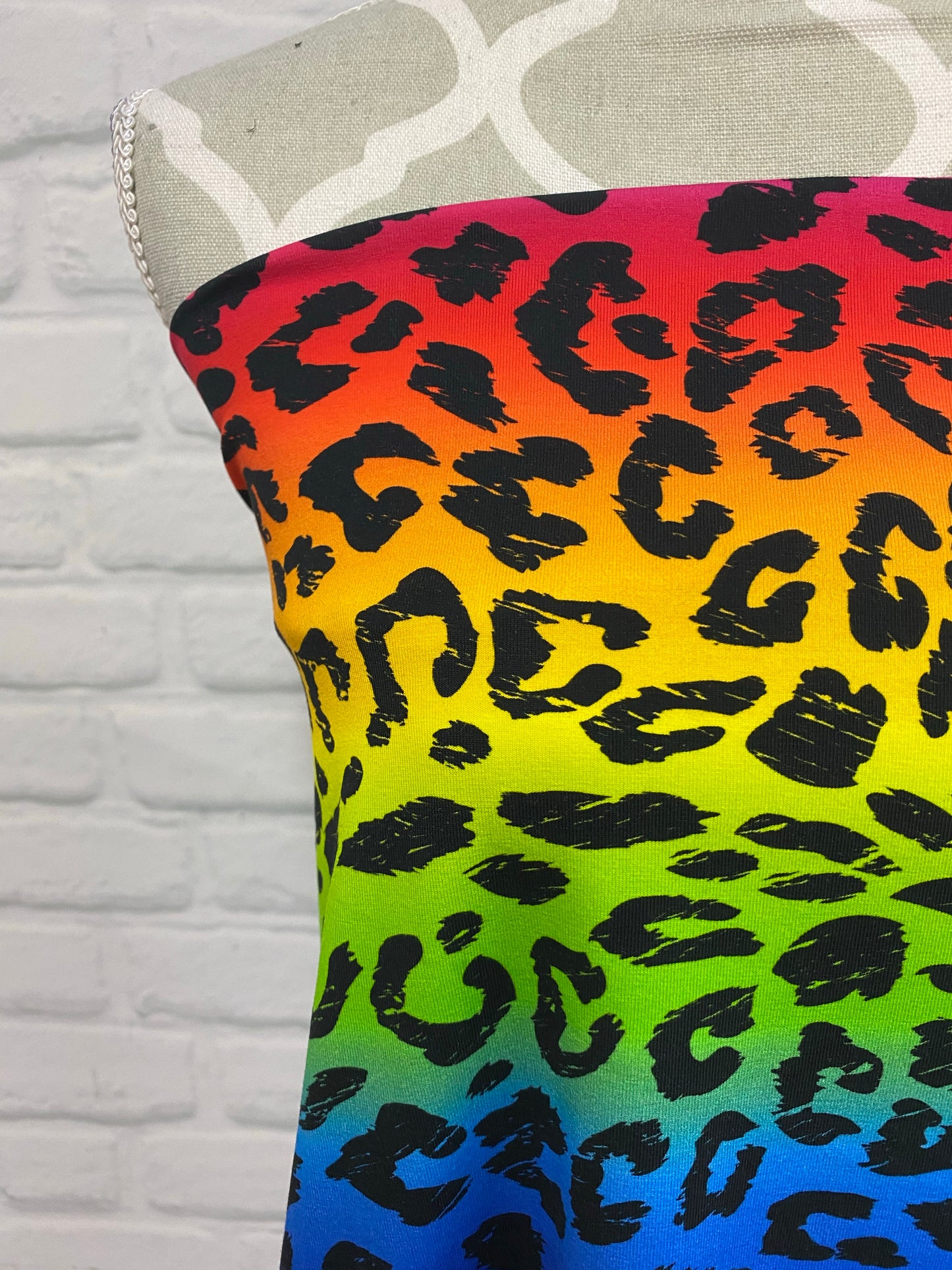 Rainbow Leopard Cotton Woven