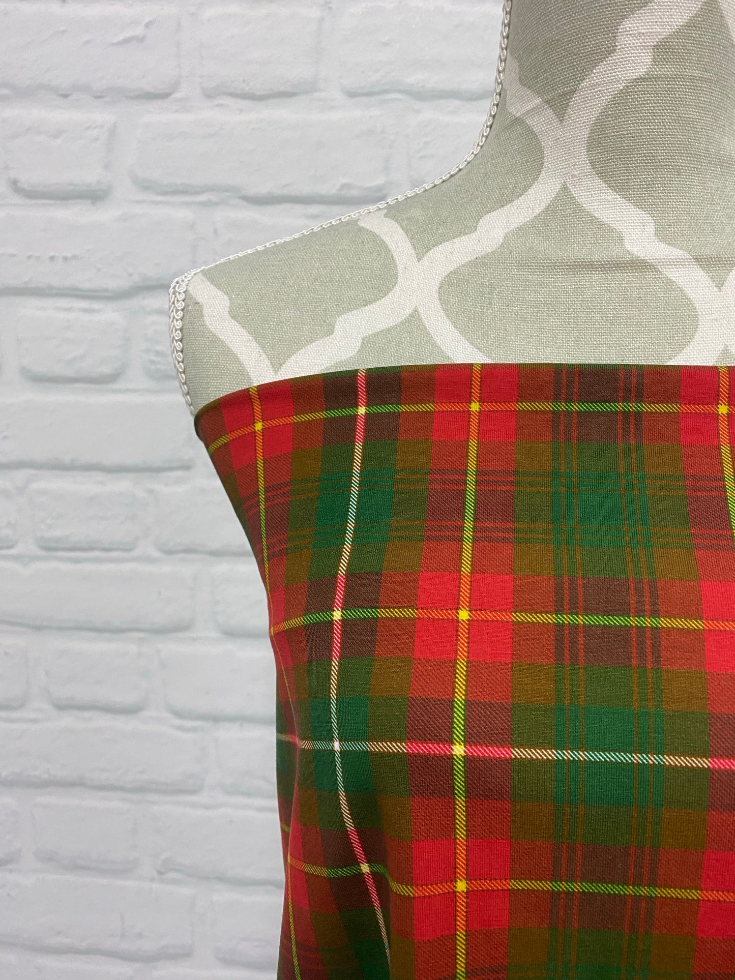 Prince Edward Island Tartan Cotton French Terry