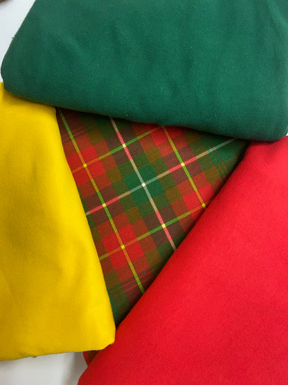 Prince Edward Island Tartan Cotton French Terry