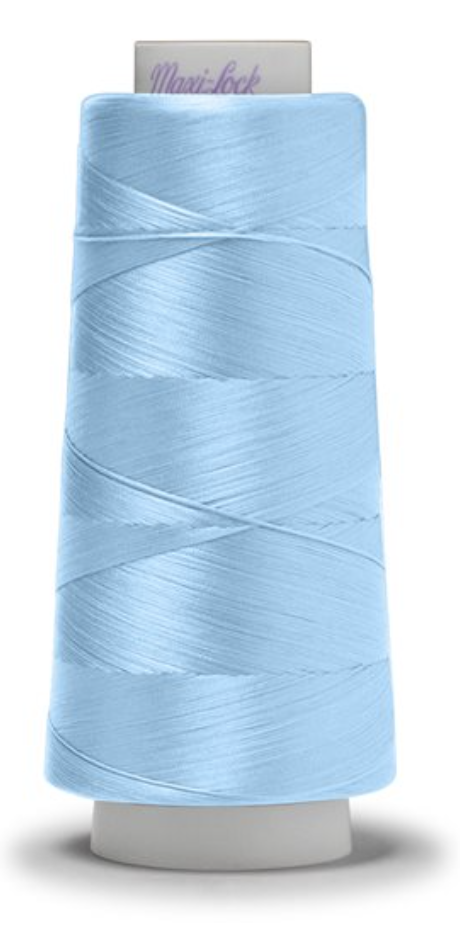 Maxi-Lock Stretch Woolly Nylon Thread, 2000 Yards - Blue Mist