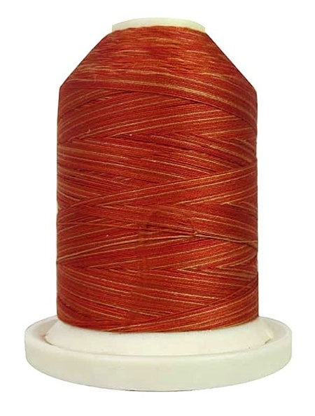 Signature Variegated Thread - 700 Yards - Cotton - 40 Weight - 074 Rusty Oranges